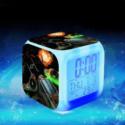 Star Wars Alarm Clock Digital LED Klok Relogio De Mesa Wake Up Watch A02 - Lusy Store