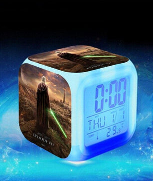 Star Wars Alarm Clock Digital LED Klok Relogio De Mesa Wake Up Watch A02 - Lusy Store
