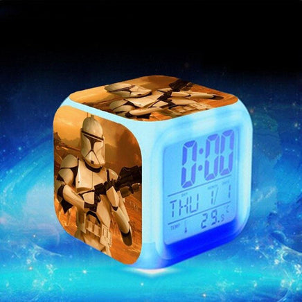 Star Wars Alarm Clock Digital LED Klok Relogio De Mesa Wake Up Watch A02 - Lusy Store