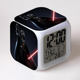 Star Wars Alarm Clock Digital LED The Force Awakers Wake Up Light Plastic K203 - Lusy Store