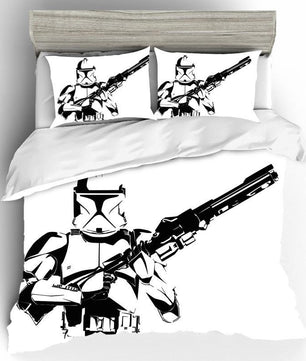 Star Wars Bedding 3D High Quality Home Textile Cotton Comforte Bedding For Children Room - Lusy Store