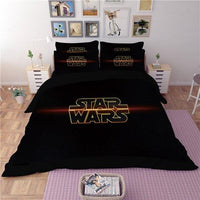 Star Wars Bedding 3D Luxury Black Bedding Set - Lusy Store