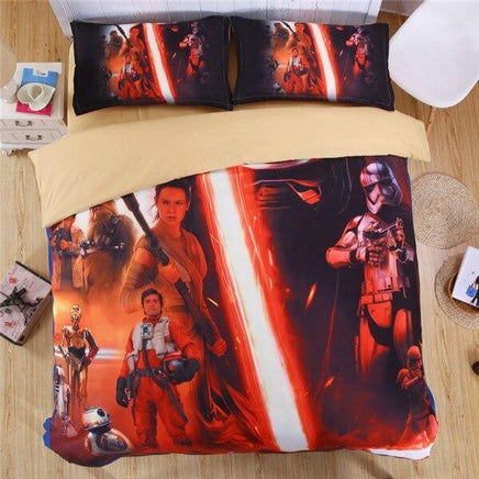 Star Wars Bedding 3D Luxury Black Bedding Set - Lusy Store