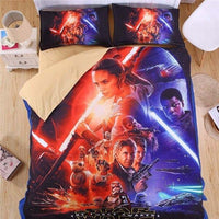 Star Wars Bedding 3D Luxury Black Bedding Set - Lusy Store