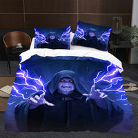 Star Wars Bedding Darth Sidious Blue Duvet Covers Comforter Set Quilted Blanket Bedlinen LS22740 - Lusy Store