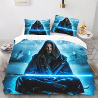 Star Wars Bedding Darth Sidious Blue Duvet Covers Comforter Set Quilted Blanket Bedlinen LS22743 - Lusy Store