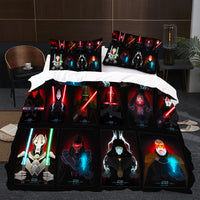 Star Wars Bedding Darth Sidious Colorful Duvet Covers Comforter Set Quilted Blanket Bedlinen LS22744 - Lusy Store