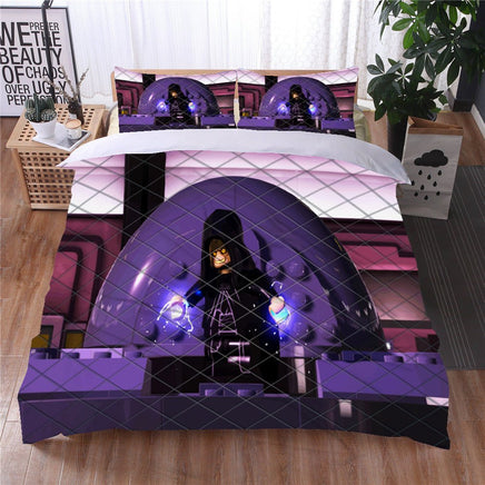 Star Wars Bedding Darth Sidious Purple Duvet Covers Comforter Set Quilted Blanket Bedlinen LS22742 - Lusy Store