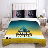 Star Wars Bedding Set LS943 4 Pieces Bedding Sets