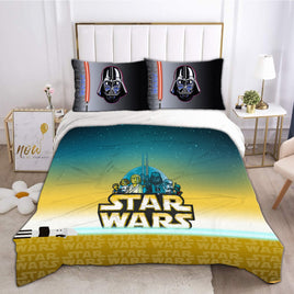 Star Wars Bedding Set LS943 4 Pieces Bedding Sets