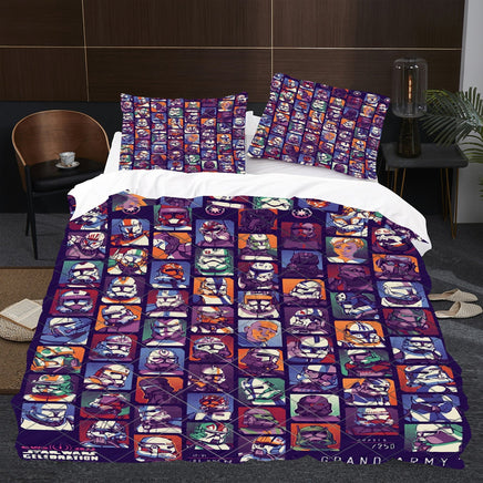 Star Wars Celebration 2022 Star Wars Bedding Colorful Duvet Covers Comforter Set Quilted Blanket Bedlinen LS22775 - Lusy Store