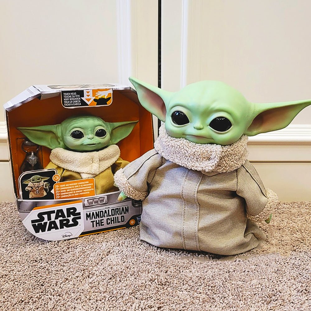 Star Wars Figures Mandalorian The Child Yoda Grogu Baby Talking Plush Toy T110 - Lusy Store