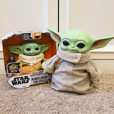 Star Wars Figures Mandalorian The Child Yoda Grogu Baby Talking Plush Toy T110 - Lusy Store