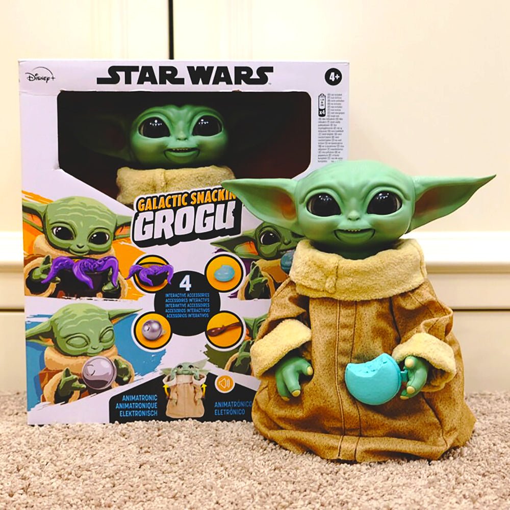 Star Wars Figures Mandalorian The Child Yoda Grogu Baby Talking Plush Toy T110 - Lusy Store