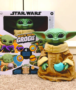 Star Wars Figures Mandalorian The Child Yoda Grogu Baby Talking Plush Toy T110 - Lusy Store