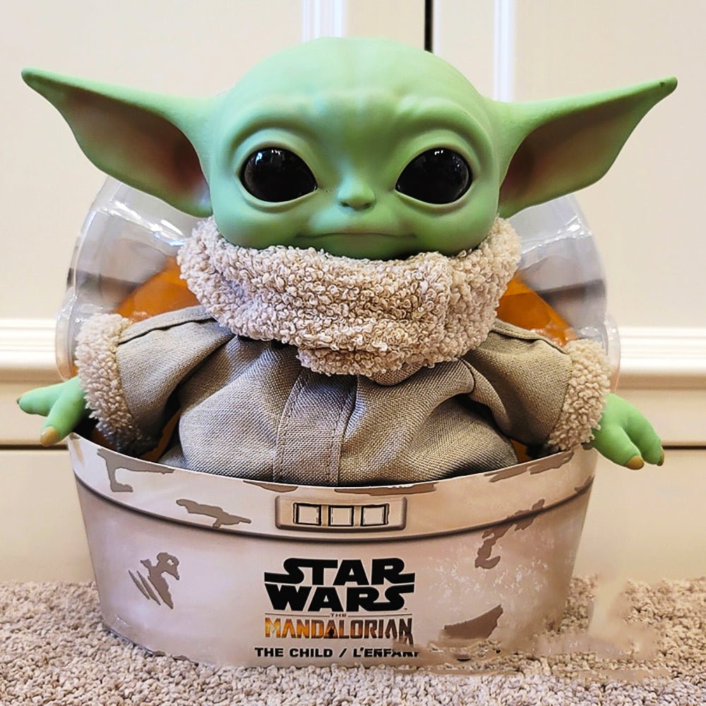 Star Wars Figures Mandalorian The Child Yoda Grogu Baby Talking Plush Toy T110 - Lusy Store