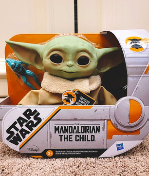 Star Wars Figures Mandalorian The Child Yoda Grogu Baby Talking Plush Toy T110 - Lusy Store