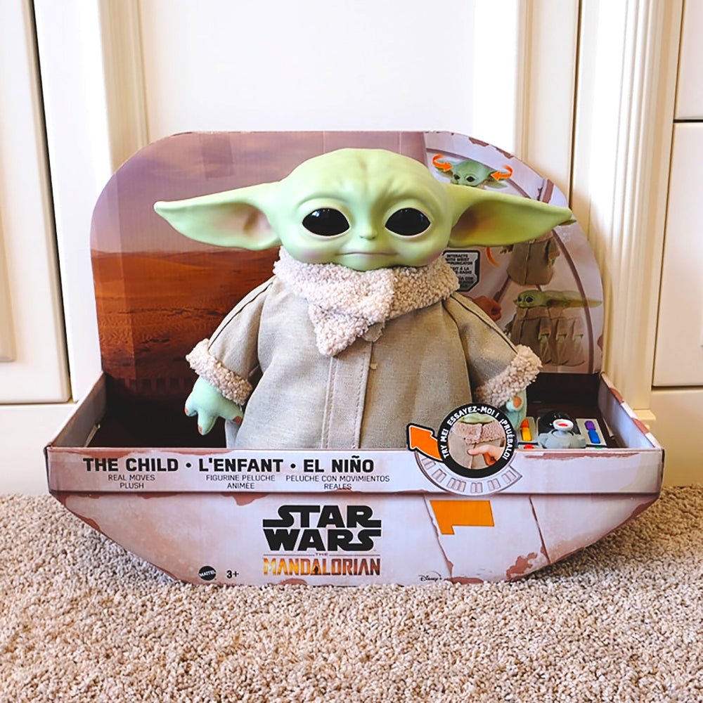 Star Wars Figures Mandalorian The Child Yoda Grogu Baby Talking Plush Toy T110 - Lusy Store