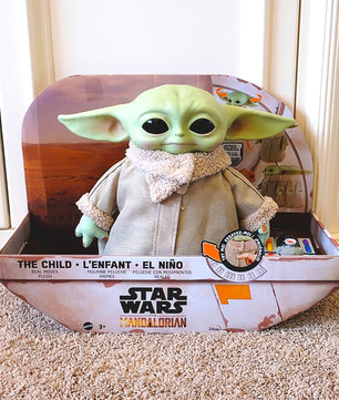 Star Wars Figures Mandalorian The Child Yoda Grogu Baby Talking Plush Toy T110 - Lusy Store
