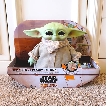 Star Wars Figures Mandalorian The Child Yoda Grogu Baby Talking Plush Toy T110 - Lusy Store