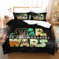Star Wars Force Awakens Star Wars Bedding Black Duvet Covers Comforter Set Quilted Blanket Bedlinen LS22727 - Lusy Store
