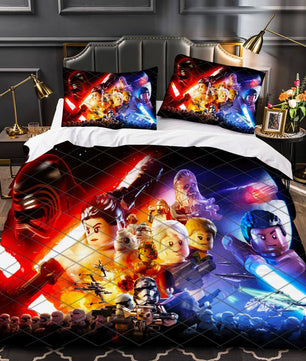 Star Wars Force Awakens Star Wars Bedding Colorful Duvet Covers Comforter Set Quilted Blanket Bedlinen LS22728 - Lusy Store