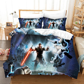 Star Wars Force Awakens Star Wars Bedding Navy Blue Duvet Covers Comforter Set Quilted Blanket Bedlinen LS22720 - Lusy Store