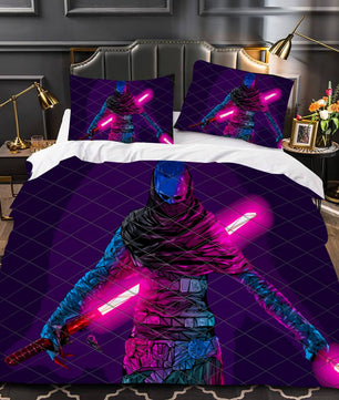 Star Wars Force Awakens Star Wars Bedding Purple Duvet Covers Comforter Set Quilted Blanket Bedlinen LS22721 - Lusy Store