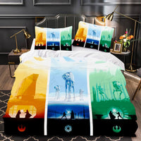 Star Wars New Hope Bedding Colorful Duvet Covers Comforter Set Quilted Blanket Bedlinen LS22732 - Lusy Store