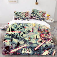 Star Wars New Hope Bedding Duvet Covers Comforter Set Quilted Blanket Bedlinen LS22734 - Lusy Store