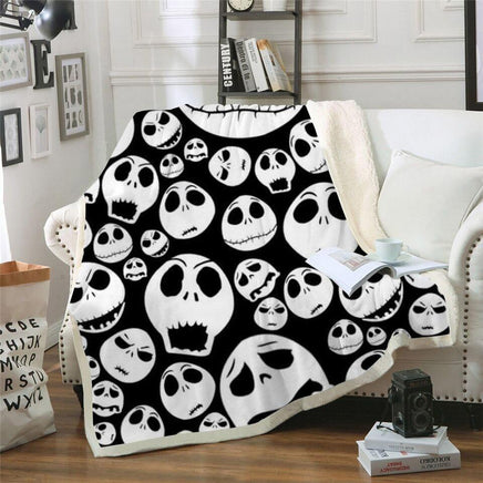Star Wars Sherpa Blanket 3D Printed Travel Outlet Velvet Plush Throw Fleece Blanket Bedspread 60x80 inch Black White