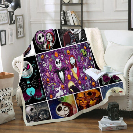 Star Wars Sherpa Blanket 3D Printed Travel Outlet Velvet Plush Throw Fleece Blanket Bedspread 60x80 inch Black Purple
