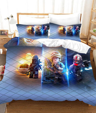 Star Wars The Skywalker Saga Star Wars Bedding Colorful Duvet Covers Comforter Set Quilted Blanket Bedlinen LS22764 - Lusy Store