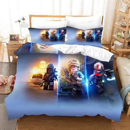 Star Wars The Skywalker Saga Star Wars Bedding Colorful Duvet Covers Comforter Set Quilted Blanket Bedlinen LS22764 - Lusy Store