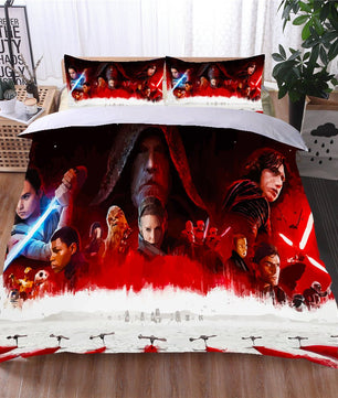 Star Wars The Skywalker Saga Star Wars Bedding Colorful Duvet Covers Comforter Set Quilted Blanket Bedlinen LS22765 - Lusy Store