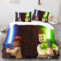 Star Wars The Skywalker Saga Star Wars Bedding Colorful Duvet Covers Comforter Set Quilted Blanket Bedlinen LS22766 - Lusy Store