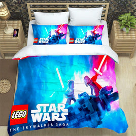 Star Wars The Skywalker Saga Star Wars Bedding Colorful Duvet Covers Comforter Set Quilted Blanket Bedlinen LS22768 - Lusy Store