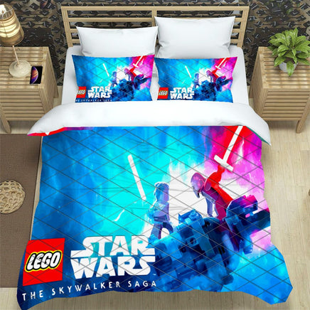 Star Wars The Skywalker Saga Star Wars Bedding Colorful Duvet Covers Comforter Set Quilted Blanket Bedlinen LS22768 - Lusy Store