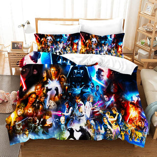 Star Wars The Skywalker Saga Star Wars Bedding Colorful Duvet Covers Comforter Set Quilted Blanket Bedlinen LS22769 - Lusy Store