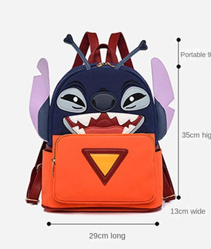 Stitch Backpack Girl Kids Teenagers Cute Backpacks for School B84 - Lusy Store