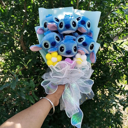 Stitch Bouquet Anime Lilo and Stitch Plush Doll Toys Party Gift - Lusy Store LLC