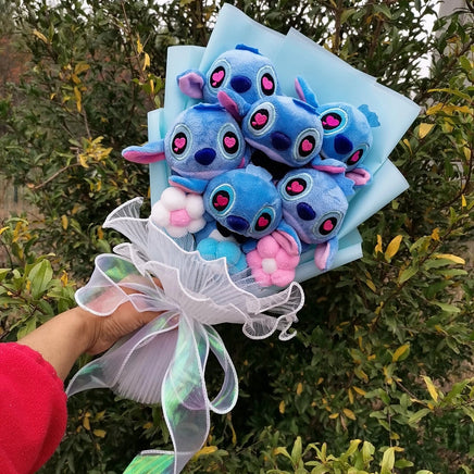 Stitch Bouquet Anime Lilo and Stitch Plush Doll Toys Party Gift - Lusy Store LLC