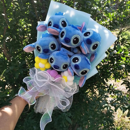 Stitch Bouquet Anime Lilo and Stitch Plush Doll Toys Party Gift - Lusy Store LLC
