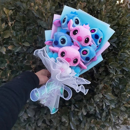 Stitch Bouquet Anime Lilo and Stitch Plush Doll Toys Party Gift - Lusy Store LLC