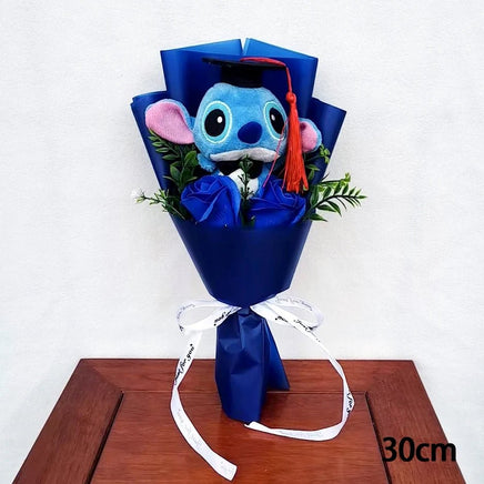 Stitch Bouquet Anime Lilo and Stitch Stuffed Plush Doll Toy Animals - Lusy Store LLC