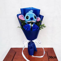 Stitch Bouquet Anime Lilo and Stitch Stuffed Plush Doll Toy Animals - Lusy Store LLC