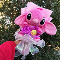 Stitch Bouquet Anime Lilo and Stitch Stuffed Plush Doll Toy Animals - Lusy Store LLC