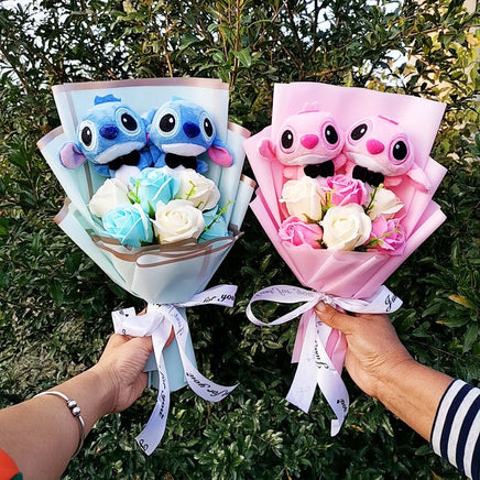 Stitch Bouquet Anime Lilo Stitch Plush Home Decoration Gift - Lusy Store LLC