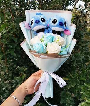 Stitch Bouquet Anime Lilo Stitch Plush Home Decoration Gift - Lusy Store LLC