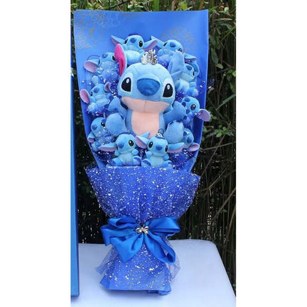 Stitch Bouquet Minnie Mouse Plush Toy Doll Bouquet Gift Box - Lusy Store LLC